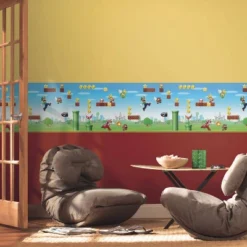 Super Mario Scene Peel & Stick Wall Border - RoomMates -Kids’ Furniture Store GUEST 0117c168 be19 44b4 b537 b1fdfdfd0cb8