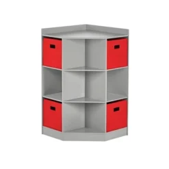 5pc Kids' Corner Cabinet Set With 4 Bins Set - RiverRidge Home -Kids’ Furniture Store GUEST 0184e15b 1408 4e84 b953 1c81d576dc7c