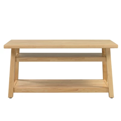 ECR4Kids Sit N' Stash Rectangular Table, Classroom Storage, Natural 2 ECR4Kids Sit N' Stash Rectangular Table, Classroom Storage, Natural - Image 2