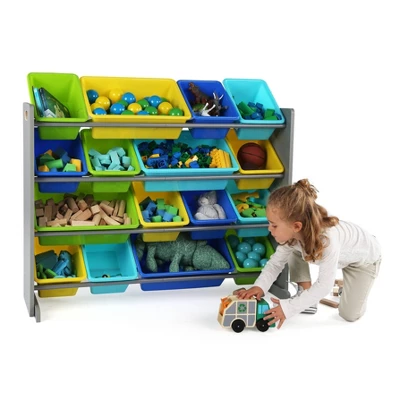 Kids' Super-Size Toy Organizer Elements Collection Gray - Humble Crew 2 Kids' Super-Size Toy Organizer Elements Collection Gray - Humble Crew - Image 2