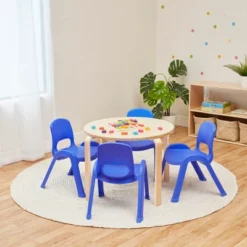 ECR4Kids SitRight Plastic Children’s Chair, Indoors And Outdoors, 11in Seat Height, 4-Pack -Kids’ Furniture Store GUEST 076d97e4 30b8 4974 9122 803e929b180d