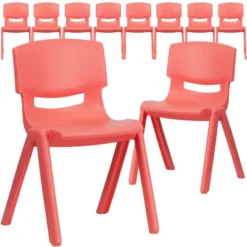 Flash Furniture 10 Pack Plastic Stackable School Chair With 13.25" Seat Height 8 Flash Furniture 10 Pack Plastic Stackable School Chair With 13.25" Seat Height -Kids’ Furniture Store GUEST 09f71d7c a713 4233 966c f9868a1aaa40