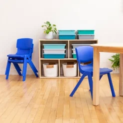 ECR4Kids Plastic School Stack Chair For Indoors And Outdoors, 12in Seat Height, 4-Pack -Kids’ Furniture Store GUEST 0a5375b2 7cd5 4636 8096 7a1f63f83850