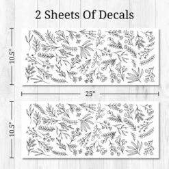 Black Flowers Wall Decor - Decalcomania 12 Black Flowers Wall Decor - Decalcomania -Kids’ Furniture Store GUEST 0b182511 9071 474e 9679 4efd0aaa70f4