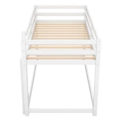 Twin Over Twin Floor Bunk Bed With Ladder - ModernLuxe 13 Twin Over Twin Floor Bunk Bed With Ladder - ModernLuxe -Kids’ Furniture Store GUEST 0be077aa 5022 444e b82c 43b03a9135b2