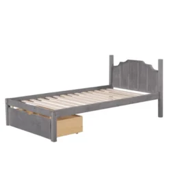 Full Over Twin & Twin Bunk Bed, Velvet Triple Bunk Bed With Drawers And Guardrails-ModernLuxe -Kids’ Furniture Store GUEST 0c01a5fc f3b2 4a0d b68f 8db05a896577