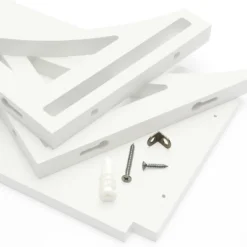 36" Topsy Turvey 2 In 1 Kids' Shelf With Brackets For Underneath Or Facing Upward White - InPlace -Kids’ Furniture Store GUEST 0c066f58 ccee 4e93 82b7 5e11fb6a877f