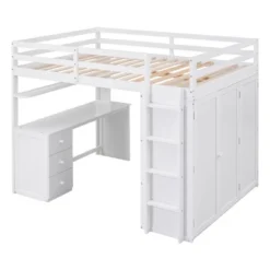Full Size Loft Bed With Drawers, Desk And Wardrobe - ModernLuxe -Kids’ Furniture Store GUEST 0c430fa2 e8af 44bd 9a7f 8803cba7a7f8