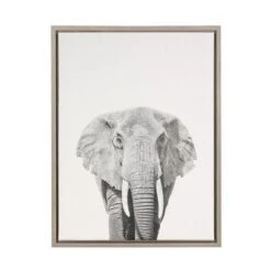 24" X 18" Elephant Framed Canvas Art - Uniek -Kids’ Furniture Store GUEST 0d5507b8 d42a 4e9b 8048 4a8689b188ac