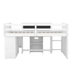 Wood Loft Bed With Slide, Cabinets, Blackboard, Desk And Chair-ModernLuxe 18 Wood Loft Bed With Slide, Cabinets, Blackboard, Desk And Chair-ModernLuxe -Kids’ Furniture Store GUEST 0ea93059 ac5f 4361 9c11 7a13352724bc