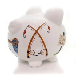 Bank Gone Fishing Pig Bank - One Bank 7.75 Inches - Net Rod Reel Save - 36870 - Ceramic - Multicolored 5 Bank Gone Fishing Pig Bank - One Bank 7.75 Inches - Net Rod Reel Save - 36870 - Ceramic - Multicolored -Kids’ Furniture Store GUEST 10fff747 df68 4c22 aa0a 9a9b82458ab6
