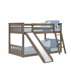 Max & Lily Twin Over Twin Low Bunk Bed With Slide -Kids’ Furniture Store GUEST 12c07c33 e0bb 4ad2 a645 60dfa19c7293