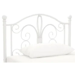 Twin Kids' Bombay Metal Bed White - Room & Joy -Kids’ Furniture Store GUEST 13f6329d 4c3c 4226 8bbd 55497f5a523c