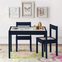 3pc Annya Kiddy Table Set Navy/White - Room & Joy 16 3pc Annya Kiddy Table Set Navy/White - Room & Joy -Kids’ Furniture Store GUEST 14507cb0 a395 43e1 a74c 66eefe723635