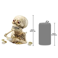 Design Toscano Bugged-Out Hungry Skeleton Cast Iron Mechanical Coin Bank -Kids’ Furniture Store GUEST 146b4934 2164 4ec1 825c a3bb7d157a86