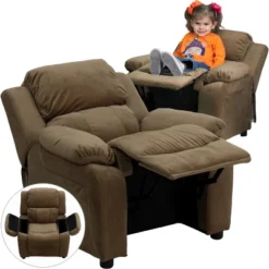 Emma And Oliver Deluxe Padded Contemporary Kids Recliner With Storage Arms 23 Emma And Oliver Deluxe Padded Contemporary Kids Recliner With Storage Arms -Kids’ Furniture Store GUEST 169886ff 42ce 48f0 822d a110530a9986