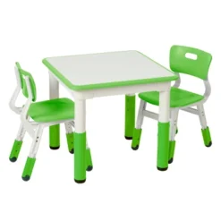 ECR4Kids Square Resin Dry-Erase Adjustable Activity Table With 2 Chairs (3-Piece Set) 17 ECR4Kids Square Resin Dry-Erase Adjustable Activity Table With 2 Chairs (3-Piece Set) -Kids’ Furniture Store GUEST 1738580c 9a53 4444 acb7 6400907754d4