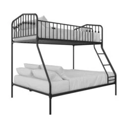 Twin/Full Kids' Bushwick Metal Bunk Bed - Novogratz -Kids’ Furniture Store GUEST 19351577 66ee 4c7a acde e5c8a671bb00