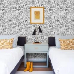 Star Wars Saga Line Sketches Peel And Stick Wallpaper Gray - RoomMates -Kids’ Furniture Store GUEST 19840456 b511 4fe6 9378 83e636ee6bea