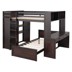 Loft Bed With Stand-Alone Bed, Shelves, Desk And Wardrobe - ModernLuxe -Kids’ Furniture Store GUEST 1a13941b f864 40ec b447 95ba257c5876
