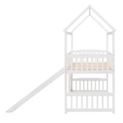 Twin Size Loft House Bed With Slide-ModernLuxe -Kids’ Furniture Store GUEST 1c31e63d af4c 427f 94ac 5748dc0fbaa9