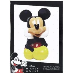 Fashion Accessory Bazaar LLC Disney Mickey Mouse 8 Inch Ceramic Bank