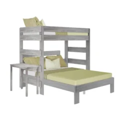 Max & Lily Farmhouse Twin Over Queen L-Shaped Bunk Bed With Desk -Kids’ Furniture Store GUEST 1ca628a2 c969 4160 b511 26f7da3f7dc8