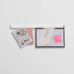 2pk Kids' Magnetic Artwork And Picture Display Bar Frame Set White - RiverRidge Home -Kids’ Furniture Store GUEST 1cda4e72 9953 49df a24d c74451158aa4