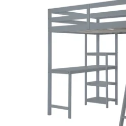 Full/ Twin Size Loft Bed With Wardrobe, Desk And Shelves-ModernLuxe -Kids’ Furniture Store GUEST 1d000f9a 2c5a 4bf3 b6d8 5de33b0af5fa