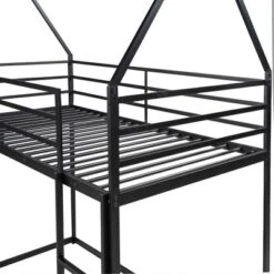 Twin Over Twin House Bunk Bed With Ladder And Slide - ModernLuxe 16 Twin Over Twin House Bunk Bed With Ladder And Slide - ModernLuxe -Kids’ Furniture Store GUEST 1db80995 d468 487f a460 fec5bd6117a5