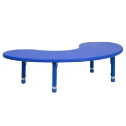 Flash Furniture 35"W X 65"L Half-Moon Plastic Height Adjustable Activity Table 23 Flash Furniture 35"W X 65"L Half-Moon Plastic Height Adjustable Activity Table -Kids’ Furniture Store GUEST 1ed5e781 e539 412e bab4 2d859bc519f1