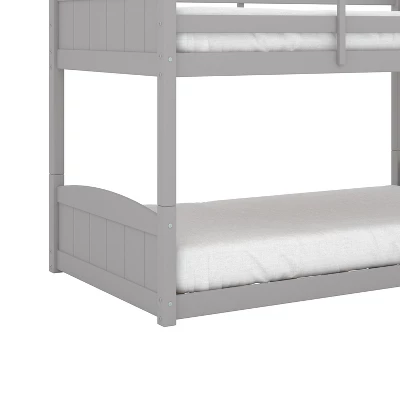 Twin Over Twin Alexis Wood Arch Floor Bunk Bed - Hillsdale Furniture 11 Twin Over Twin Alexis Wood Arch Floor Bunk Bed - Hillsdale Furniture - Image 11