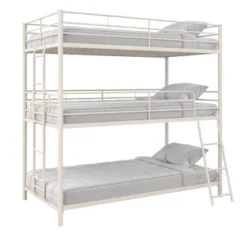 Triple Twin Zeke Metal Bunk Bed - Room & Joy -Kids’ Furniture Store GUEST 215ae8b1 75d0 43d6 b8d2 0ec33185bb16