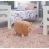 Theodore Teddy Bear Stool Light Brown - Powell