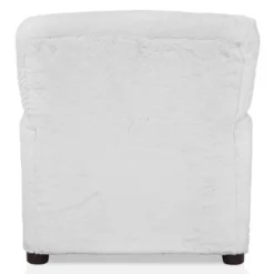 Nuea Faux Fur Kids' Chair White - Homes: Inside + Out -Kids’ Furniture Store GUEST 23e26417 48fc 46a2 b930 099f6f7505b1