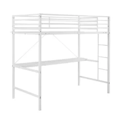 Flash Furniture Jake Metal Loft Bed Frame With Desk, Protective Guard Rails And Ladder For Kids, Teens And Adults -Kids’ Furniture Store GUEST 241bf851 1f84 42ed a178 199efccc0a35