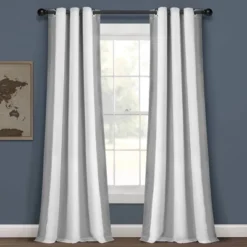 40"x84" Kids' Block Border 100% Lined Grommet Blackout Single Window Curtain Panel - Lush Décor -Kids’ Furniture Store GUEST 24956d46 c948 4139 abc0 530ff355dc96