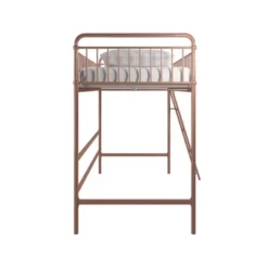 Twin Kaila Metal Loft Bed Rose Gold - Room & Joy -Kids’ Furniture Store GUEST 24ba352a b138 49ec bc00 4f8d0ce85fc6