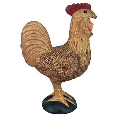 Design Toscano Canterbury Tales Chanticleer Rooster Cast Iron Mechanical Bank 5 Design Toscano Canterbury Tales Chanticleer Rooster Cast Iron Mechanical Bank - Image 5