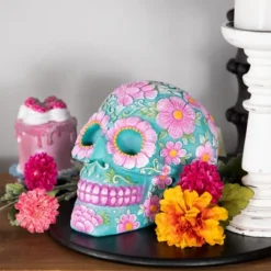 Northlight 7.75" Blue And Pink Day Of The Dead Skull Coin Bank 13 Northlight 7.75" Blue And Pink Day Of The Dead Skull Coin Bank -Kids’ Furniture Store GUEST 255ad5c4 cf22 44c4 a3a7 453ccfcc8341
