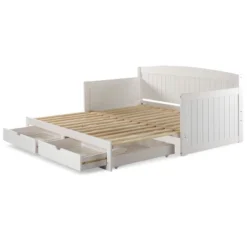 King Harmony Daybed With Conversion White - Alaterre Furniture 26 King Harmony Daybed With Conversion White - Alaterre Furniture -Kids’ Furniture Store GUEST 2750d32f 3633 4bc5 8b0e 8929c20679ff