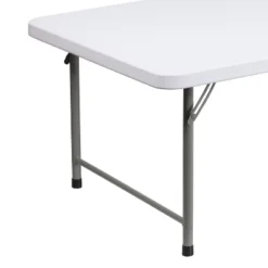 Emma And Oliver 4.93-Foot Kid's Granite White Plastic Folding Activity Table - Play Table -Kids’ Furniture Store GUEST 275557f5 d678 49cf b82e d7e16fd13045