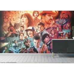 Netflix Stranger Things Mural - RoomMates -Kids’ Furniture Store GUEST 277b296b 5bb3 4e42 b63e 5f25b69889a7