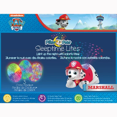Nickelodeon PAW Patrol Marshall Sleeptime Lite Plush LED Nightlight - Pillow Pets 4 Nickelodeon PAW Patrol Marshall Sleeptime Lite Plush LED Nightlight - Pillow Pets - Image 4