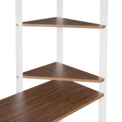 Twin Metal Loft Bed With 2 Shelves And Desk - ModernLuxe -Kids’ Furniture Store GUEST 27ed8d42 e06f 4062 be25 4b19fb657e07