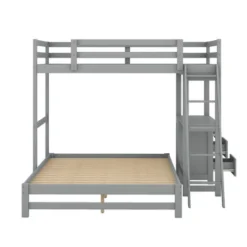 Twin Over Full Bunk Bed With Built-in Desk, Ladder And Three Drawers-ModernLuxe 13 Twin Over Full Bunk Bed With Built-in Desk, Ladder And Three Drawers-ModernLuxe -Kids’ Furniture Store GUEST 2aebaf8b aa1b 4440 a2a4 82eafbd10f38