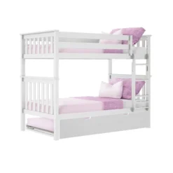 Max & Lily Twin Over Twin Bunk Bed With Trundle -Kids’ Furniture Store GUEST 2b4361d3 4e91 443d 9373 f3ffc572f9cd