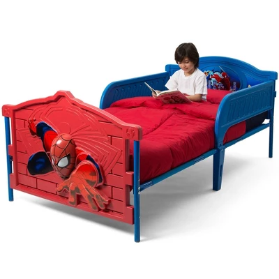 Twin Marvel Spider-Man Plastic 3D Bed - Delta Children 3 Twin Marvel Spider-Man Plastic 3D Bed - Delta Children - Image 3