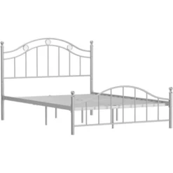 Full Vivian Metal Platform Bed Silver - Hillsdale Furniture -Kids’ Furniture Store GUEST 2ea1471f b204 40b4 a4c9 8c7075a260bc