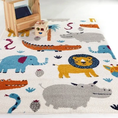 Henry Animals Kids' Rug Cream - Balta Rugs 1 Henry Animals Kids' Rug Cream - Balta Rugs
